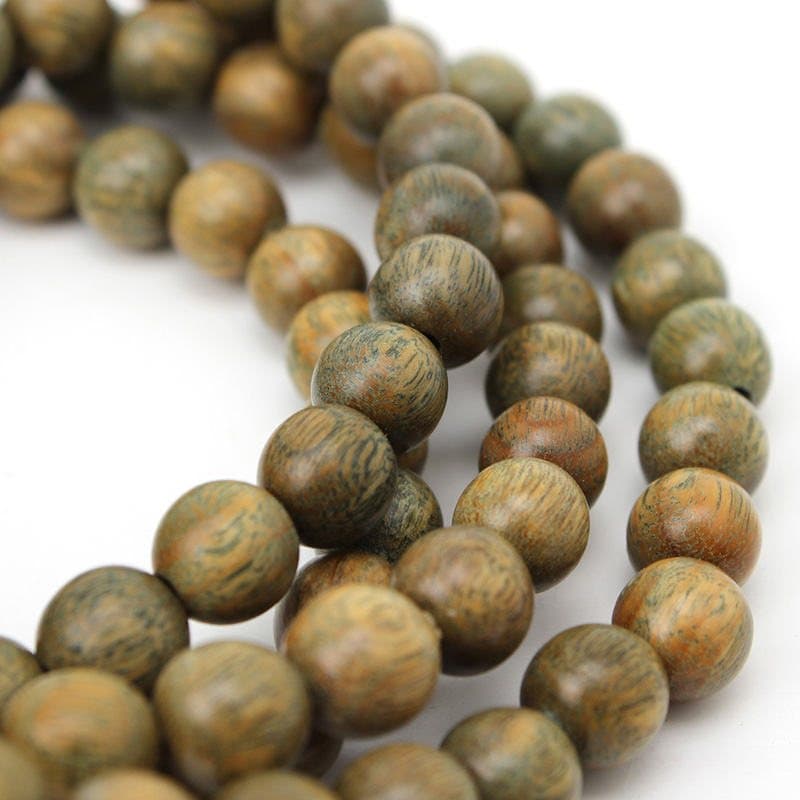 Mala de santal vert, 108 perles