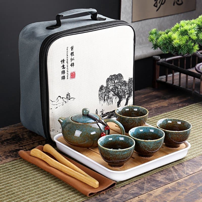 Service à thé Gongfu de voyage